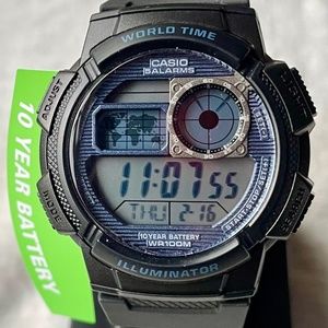 Casio Illuminator World Time Sports Watch